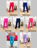 Dear Scarlett Women's Solid Straight Leg Magic Pants (Size 3XL Only) (7 Color Choices)