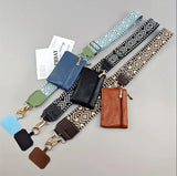 Crossbody Phone Strap with Zippered Pouch/Wallet (3 Color Choices)