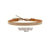 Western Faux Leather, Rhinestones, & Crystal Hat Band (6 Options Available)