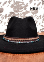 Hat Bands (Multiple Styles & Color Choices)