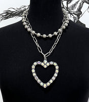 Western BOUJEE Layered Necklace with Matching Earrings (4 Choices Available)