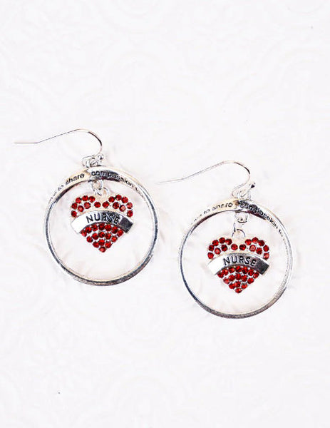 Heart of a Nurse Earrings