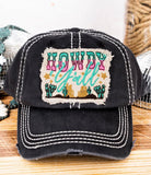 Distressed "Howdy Y'all" Cap