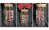 CHRISTMAS "Jesus the Reason for the Season" Glass Tumbler 16oz Cup/Beer Can