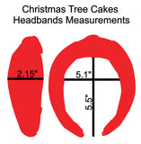 Christmas Tree Cakes Headband (Set of 3)