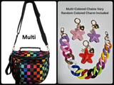 Spacious Top Handle Bum Bag/Crossbody Bag with Bonus Chain & Charm (Multiple Choices)