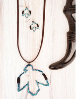 Patina Thunderbird Cord Necklace Set