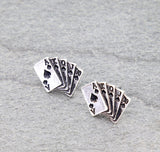 Spade Royal Flush Necklace & Earrings