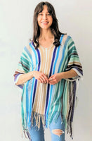 Be Clever Bright Ideas Poncho Top - Mint