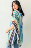 Be Clever Bright Ideas Poncho Top - Mint