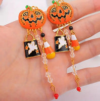Halloween - Charm Necklace Set with Bonus Bracelet