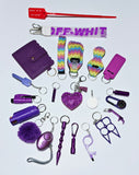 BIG 21 Piece Safety/Self Defense Key Chain (Lots of Prints & Color Selections)