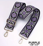 Adjustable Guitar Purse Strap (Multiple Patterns & Color Choices)