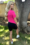 Rainy Night Rhinestone Biker Shorts