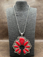 Western - Large Squash Blossom Necklaces (2 Colors Available)