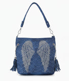 Beautiful Rhinestone/Crystal Hobo Cross-Body (5 Options Available)