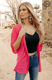 Rosa Kreek Pink Mesh Cardigan