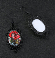 Beautiful Rose Necklace & Earrings Set