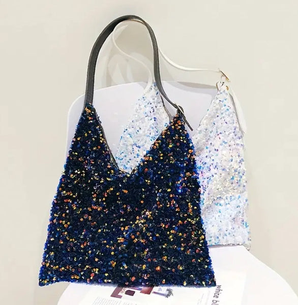 Vintage/Retro Sequin Hobo Purse (Available in 2 Colors)