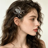 HALLOWEEN - Rhinestone Spider Hair Clip