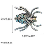 HALLOWEEN - Rhinestone Spider Hair Clip