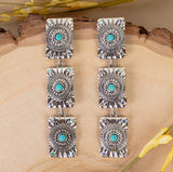 Large Squash Blossom Necklace with Coordinating Earrings - 3 Color Available