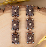 Large Squash Blossom Necklace with Coordinating Earrings - 3 Color Available