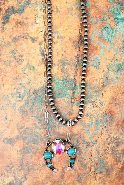 Turquoise Stalbridge Naja Layered Necklace