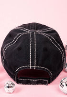 Distressed "Stay Wild Cowgirl" Cap (2 Color Choices)