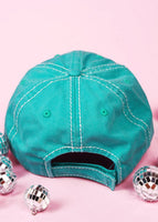 Distressed "Stay Wild Cowgirl" Cap (2 Color Choices)
