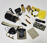 18 Piece Rhinestone Safety Key Chain Set (13 Choices Available)
