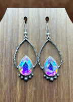 Western - Beaded Geometric Necklace with Matching Earrings (2 Styles Available)