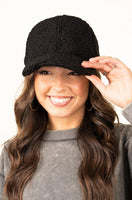 Wintery Weekend (Sharpa-Like) Teddy Bear Cap - 3 Colors Available