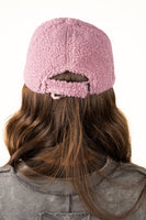 Wintery Weekend (Sharpa-Like) Teddy Bear Cap - 3 Colors Available