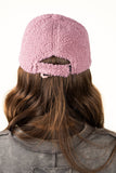 Wintery Weekend (Sharpa-Like) Teddy Bear Cap - 3 Colors Available