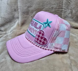 Handcrafted "Tequila Bandit" Trucker's Cap with Hat Chain