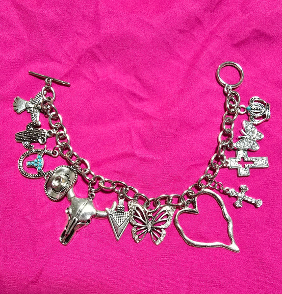 Western Boho Charm Bracelet