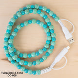 4 in 1 Beaded Data/Charging Cable (Lots of Options)