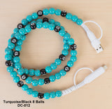 4 in 1 Beaded Data/Charging Cable (Lots of Options)