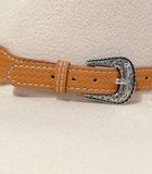 Western Faux Leather & Turquoise Stones Hat Band (2 Colors Available)