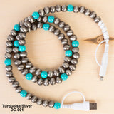 4 in 1 Beaded Data/Charging Cable (Lots of Options)