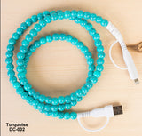 4 in 1 Beaded Data/Charging Cable (Lots of Options)