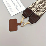 Crossbody Phone Strap with Zippered Pouch/Wallet (3 Color Choices)