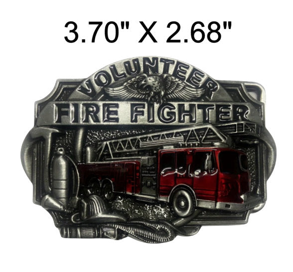 Engraved Fired Department Belt Buckle (2 Options)