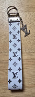 Faux Leather Key Chain Wristlet (9 Choices)