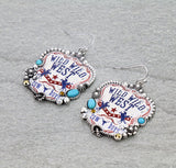"Wild Wild West" Layered Necklace with Matching Earrings