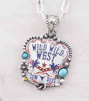 "Wild Wild West" Layered Necklace with Matching Earrings