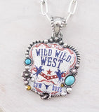 "Wild Wild West" Layered Necklace with Matching Earrings
