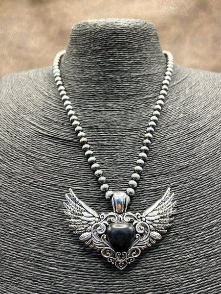Western Boho - Angel Wings Necklace (2 Colors Available)