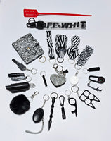 BIG 21 Piece Safety/Self Defense Key Chain (Lots of Prints & Color Selections)